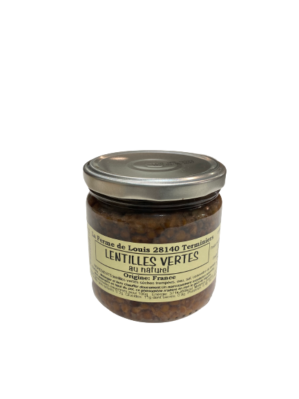 Lentilles vertes au naturel La Ferme de Louis - 350 g