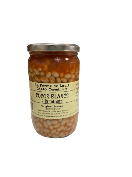 Cocos blancs à la tomate La Ferme de Louis - 660 g