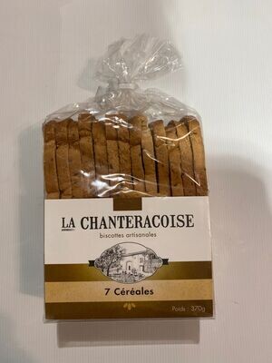 Biscottes artisanales 7 céréales "La Chanteracoise"
