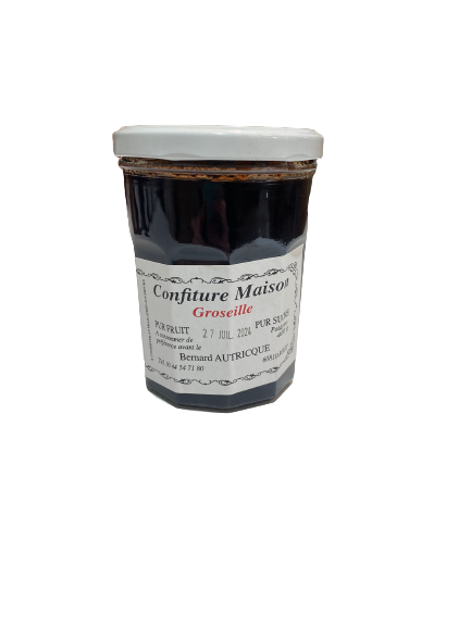 Confiture maison groseille Bernard Autricque