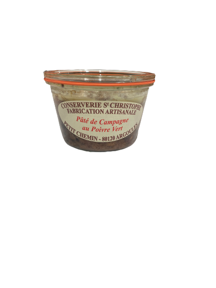 Pâté de Campagne au Poivre Vert "Conserverie St Christophe"