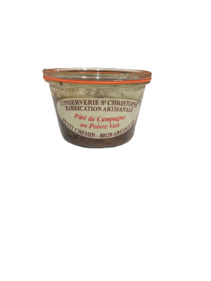 Pâté de Campagne au Poivre Vert "Conserverie St Christophe"