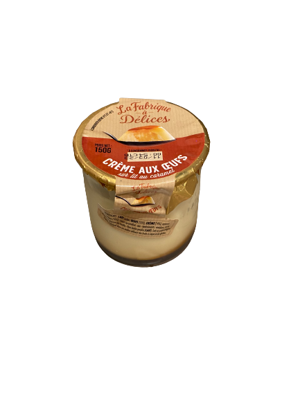 Crème aux œufs sur lit au caramel "La Fabrique à Délices"