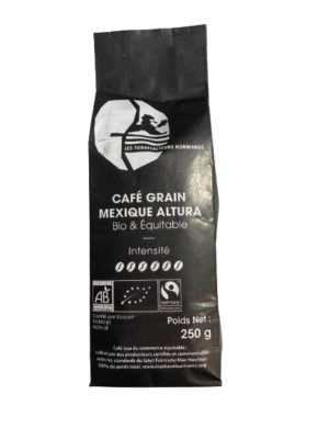 Café Grain Mexique Altura Bio & Equitable "Les Torréfacteurs Normands"
