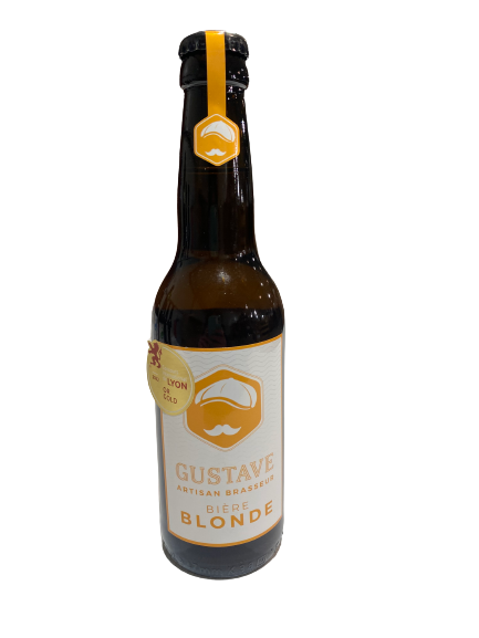 Bière Blonde "Gustave" - 33 cl