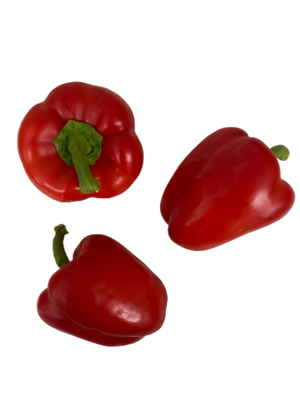 0.500 Kg de poivrons rouges