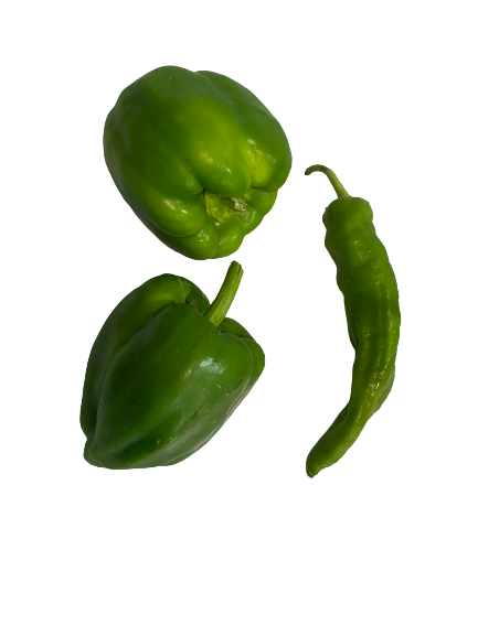 0.500 Kg de poivrons verts