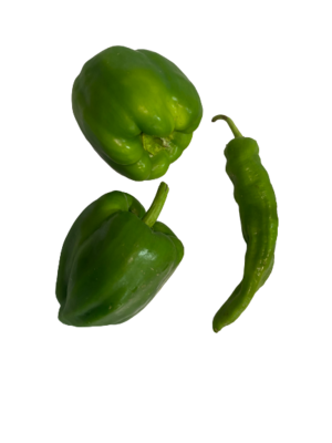 0.500 Kg de poivrons verts