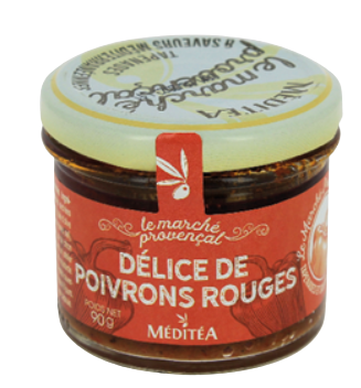 Délice de poivrons rouges "Méditéa"