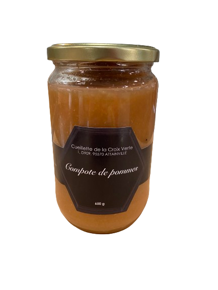 Compote de pommes "Cueillette de la Croix Verte"
