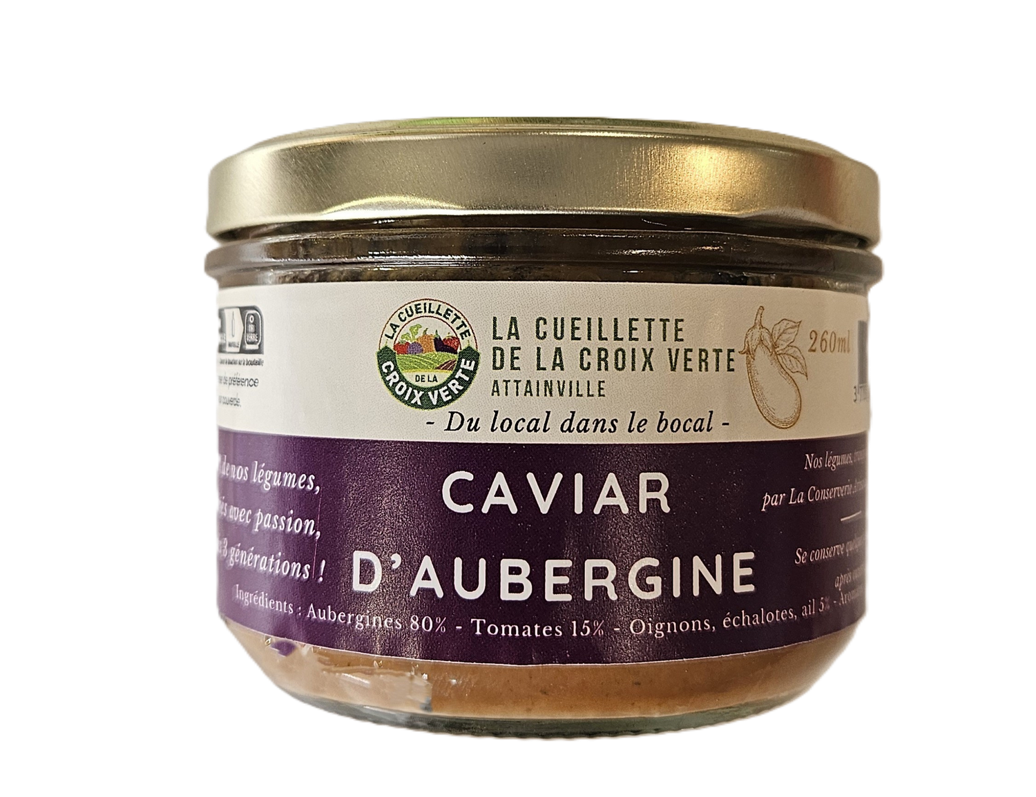 Caviar d'aubergines - 260ml