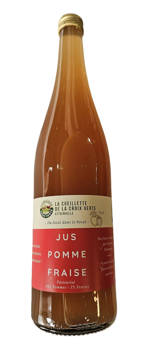 jus de pomme fraise en 75 cl jus de pomme fraise en 75 cl