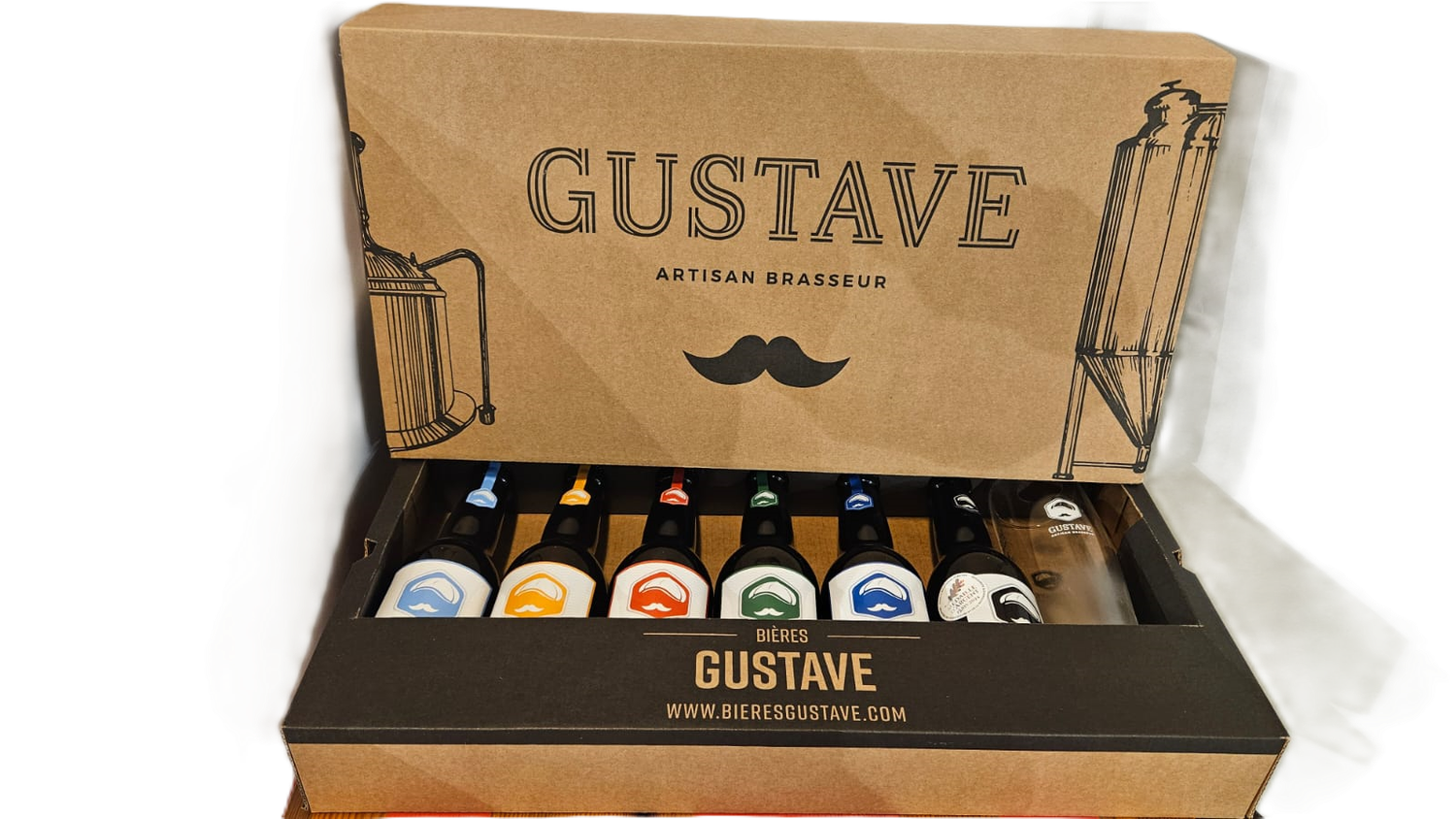 Coffret découverte 6 bières Gustave