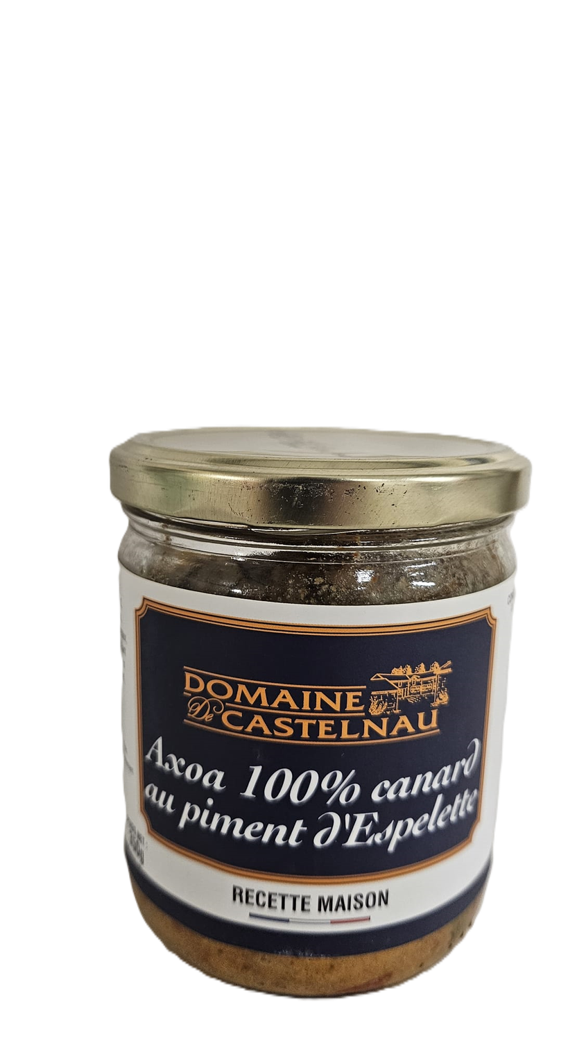 Bocal Axoa 100% canard au piment d'Espelette -350g Bocal Axoa 100% canard au piment d'Espelette -350g