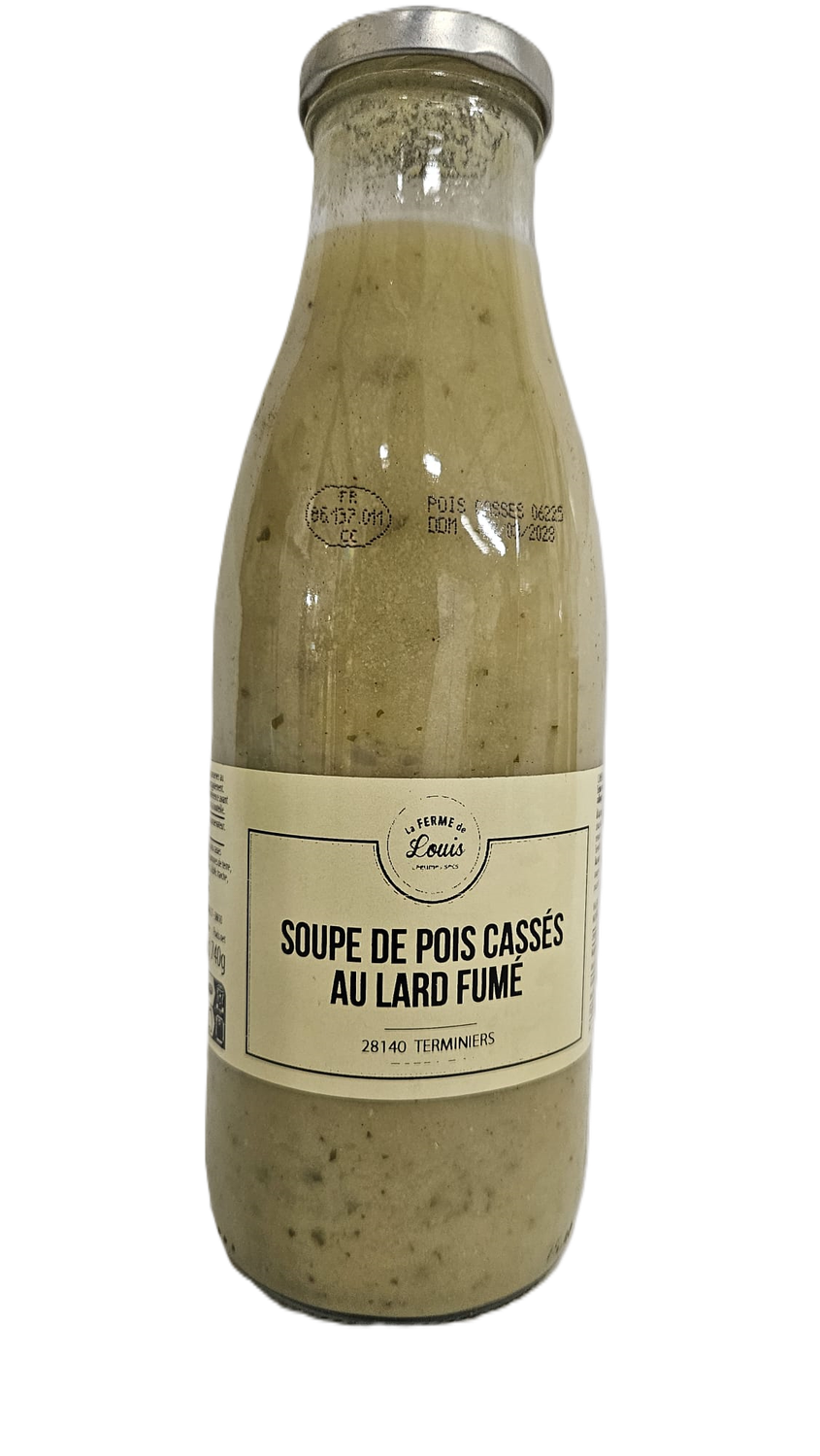 Soupe de pois cassés au lard fumé Soupe de pois cassés au lard fumé