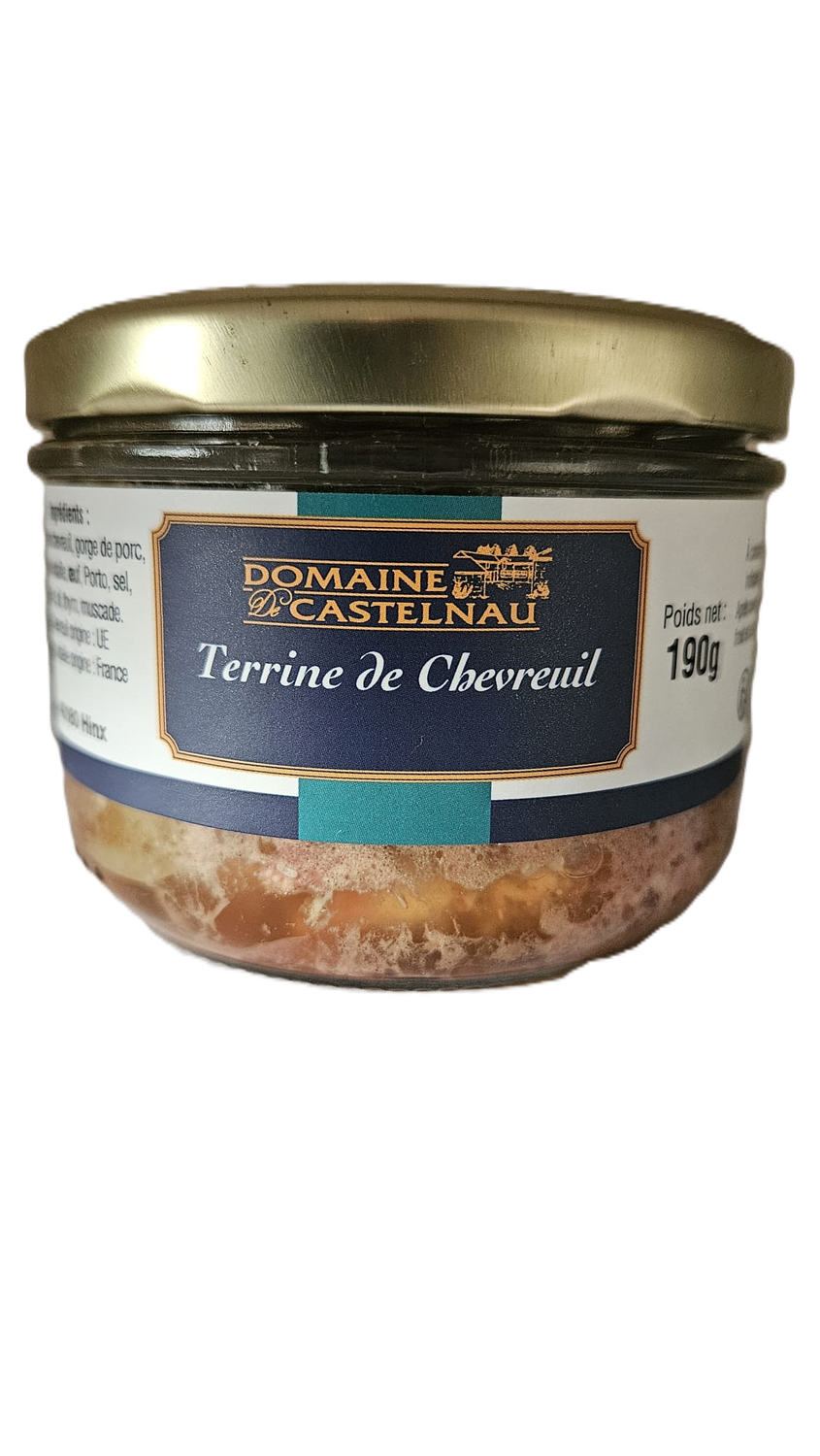 Terrine de chevreuil -190g Terrine de chevreuil -190g