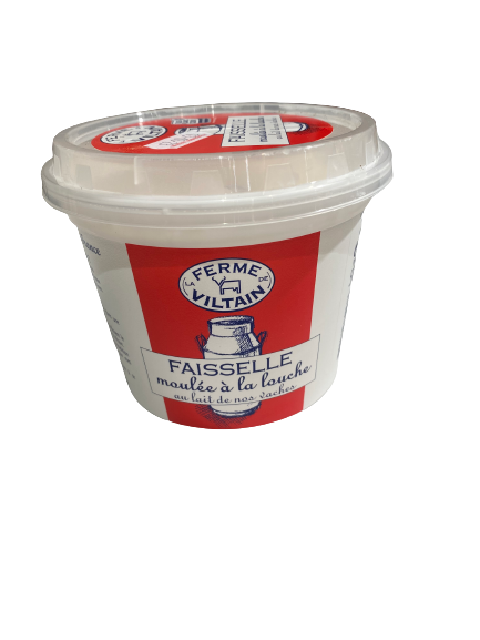 Faisselle moulée à la louche au lait de vache "La Ferme de Viltain"