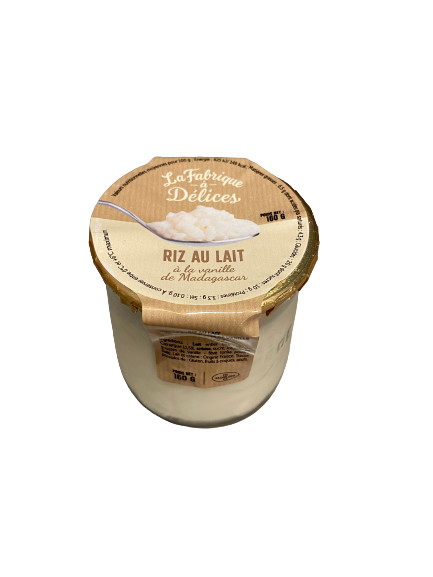 Riz au lait à la vanille de Madagascar "La Fabrique à Délices"