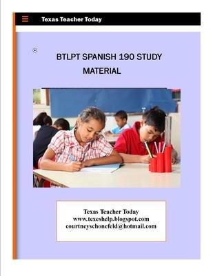Buy BTLPT Spanish 190 Study Material Here