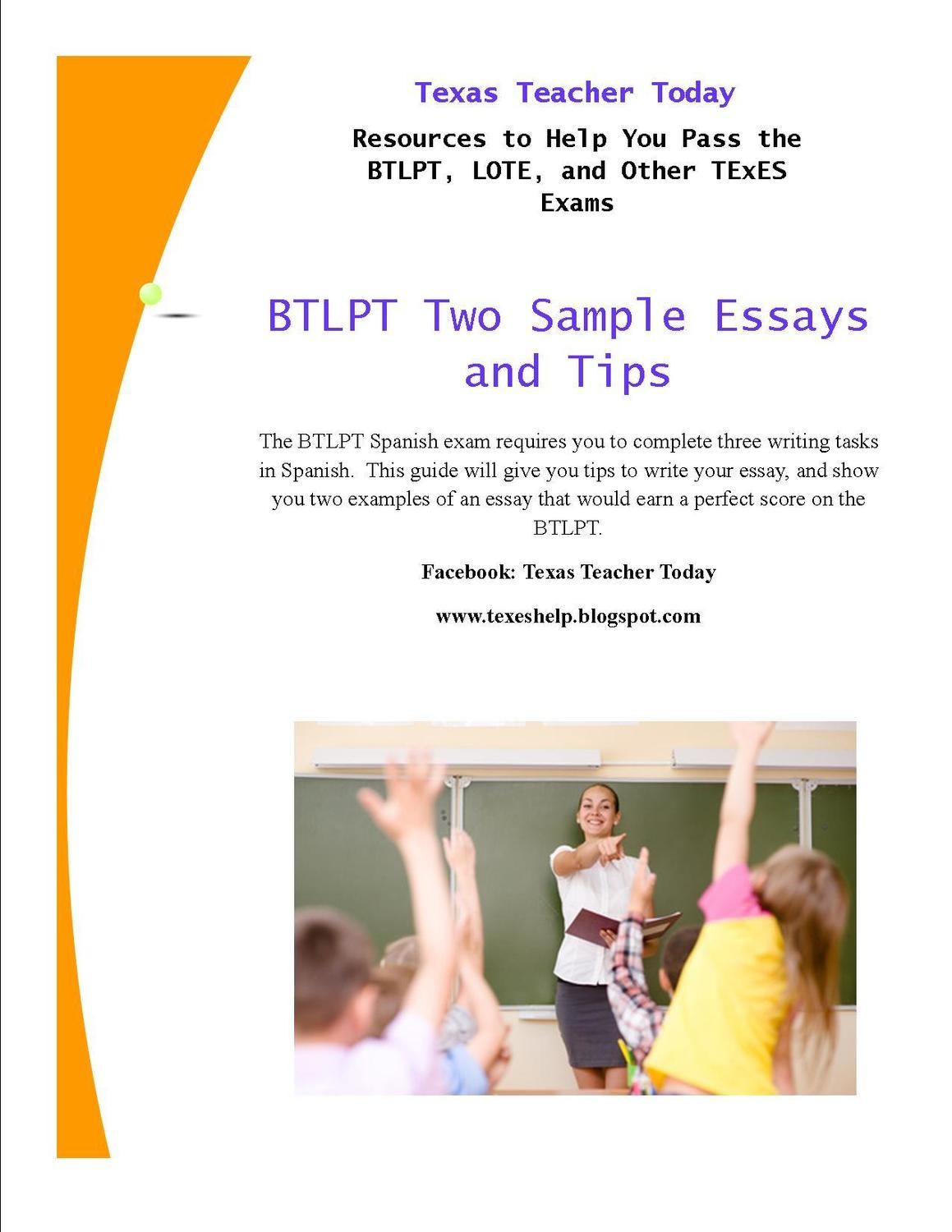 BTLPT 2 Example Essays and Tips