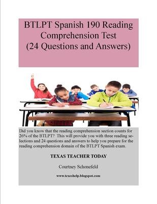 BTLPT Reading Comprehension Test