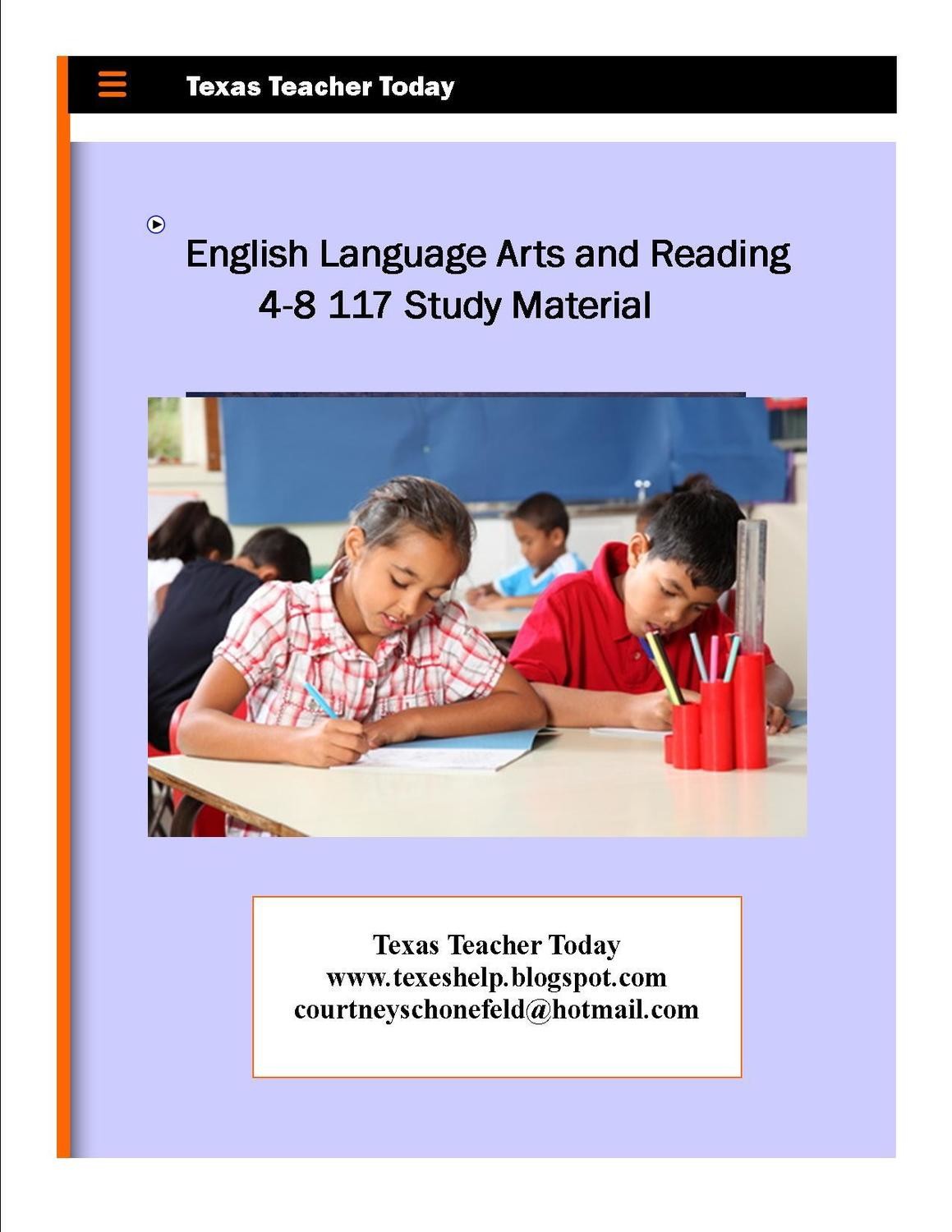 English Language Arts and Reading 4-8 117 Study Guide