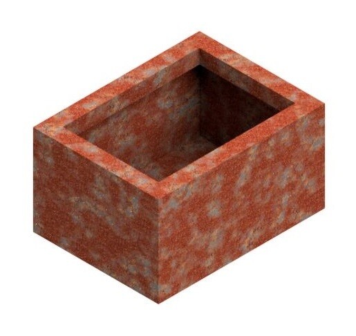 Rectangular Corten Steel Planter (365x245x265mm)
