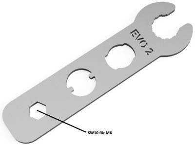 MC4 Schlüssel aus Edelstahl (V2A) für Solateure