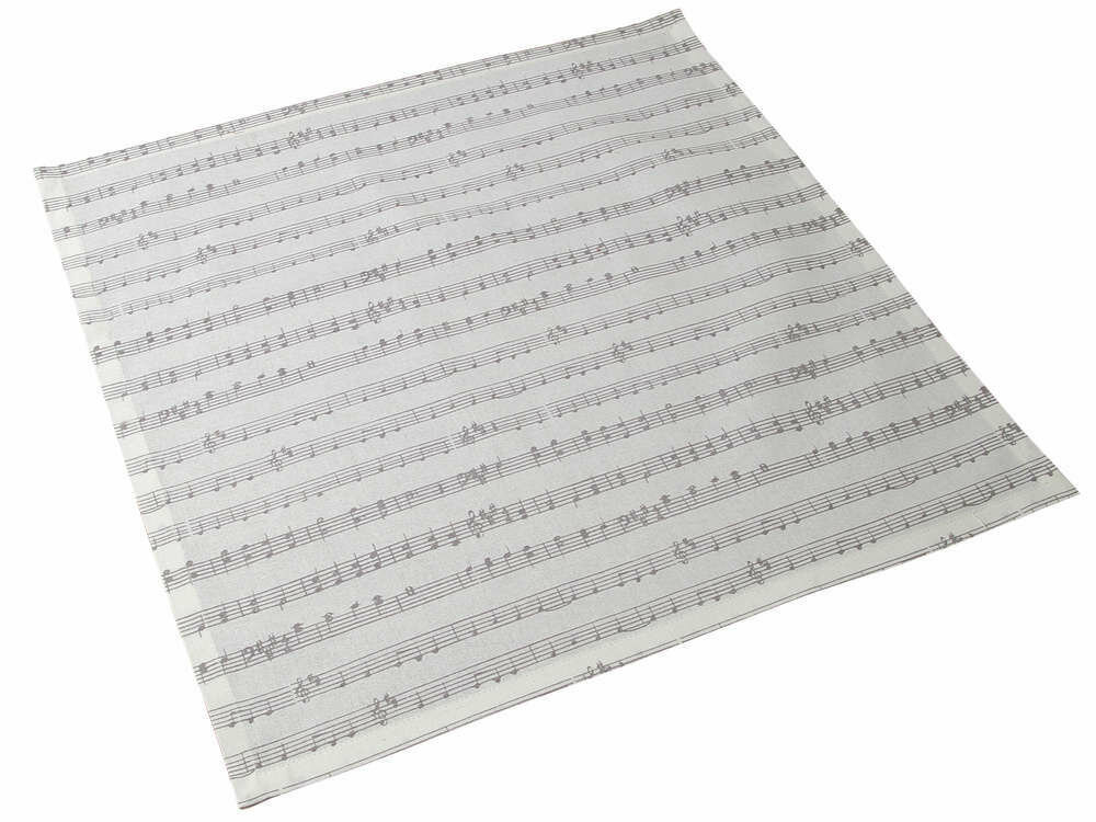 Tischdeke mit Noten