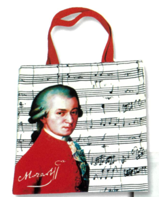 Einkaufstasche Mozart aus Stoff