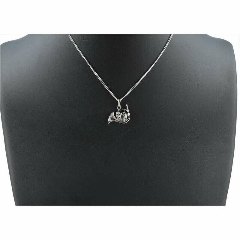 Kette mit Horn silberfarben