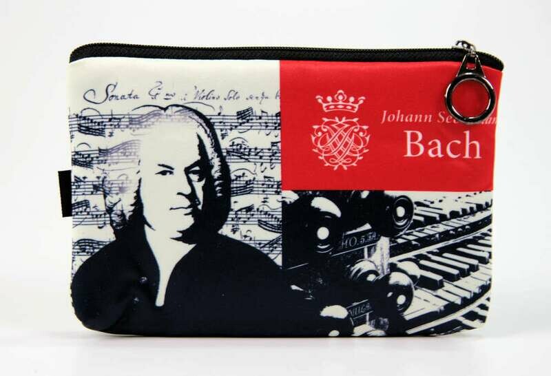 Kosmetiktasche mit Reißverschluß Johann Sebastian Bach Kosmetiktasche mit Reißverschluß Johann Sebastian Bach