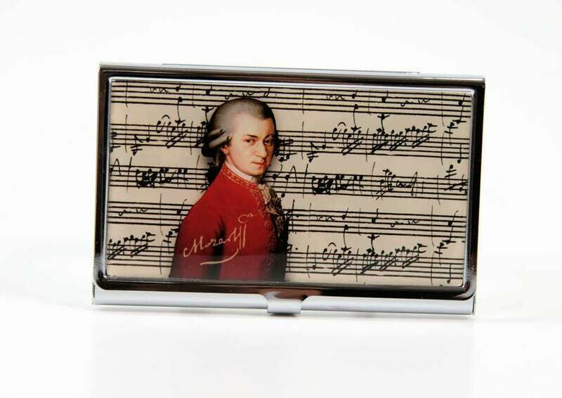 Visitenkartenetui Wolfgang Amadeus Mozart Visitenkartenetui Wolfgang Amadeus Mozart