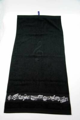 Handtuch für Musiker schwarz