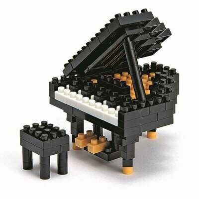 Nanoblock Bausatz Flügel Piano Klavier schwarz