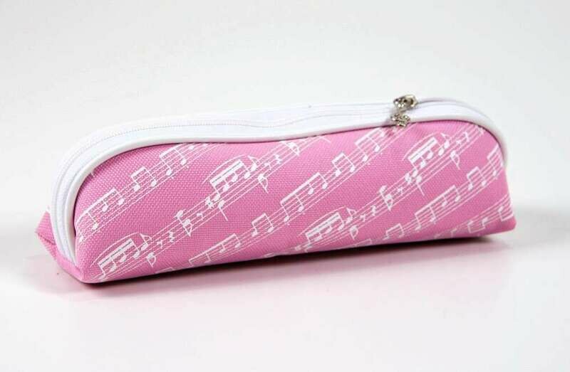 Mäppchen mit Noten in pink