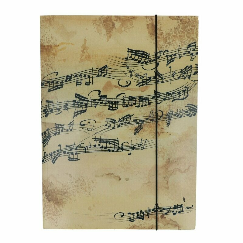 Sammelmappe Noten creme