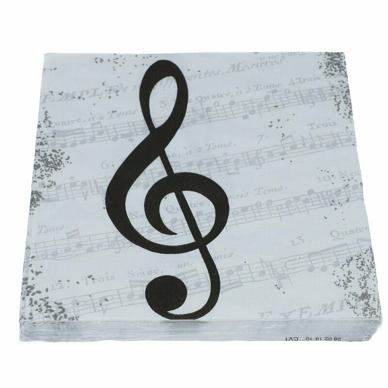 Servietten Violinschlüssel Servietten Violinschlüssel