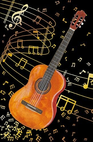 Karte Gitarre