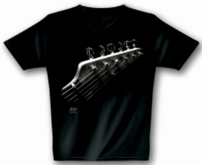 T-Shirt Telescope Head Gitarre E-Gitarre