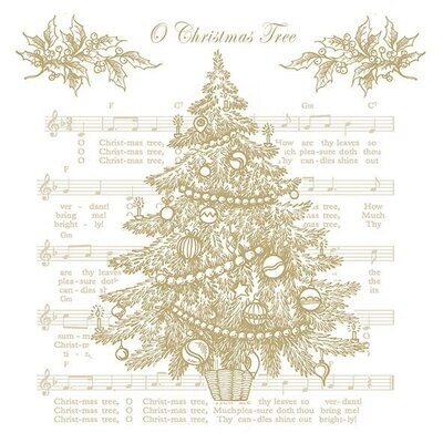 Servietten O Christmas Tree