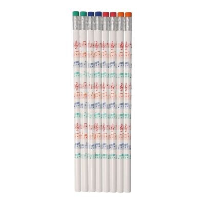 8 Stück Bleistift mit bunten Radierer