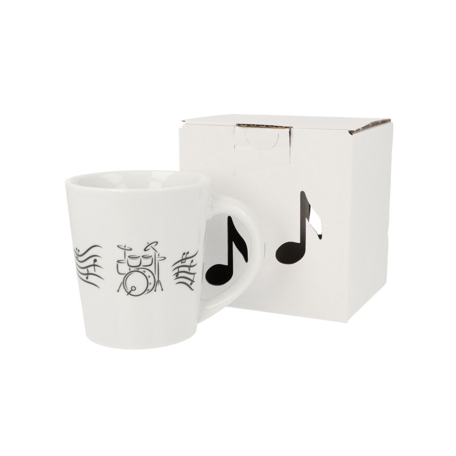 Tasse mit Schlagzeug Drum