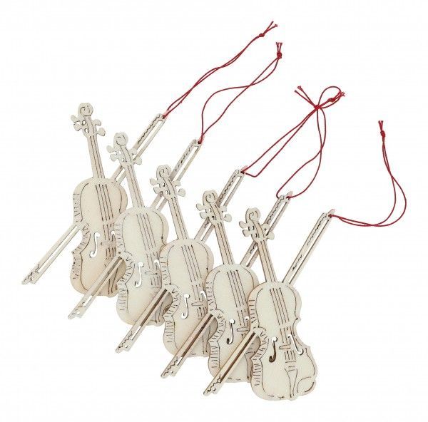 Anhänger Violine Geige Cello Bratsche 5 Stück
