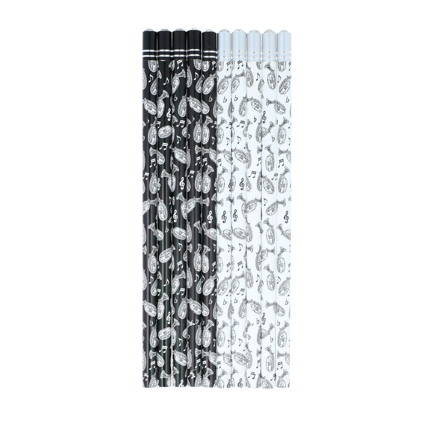 10 Stück Bleistift Tenorhorn mit Schmuckstein