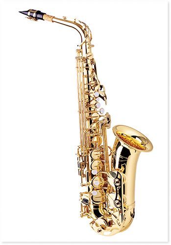 Postkarte Karte Saxophon