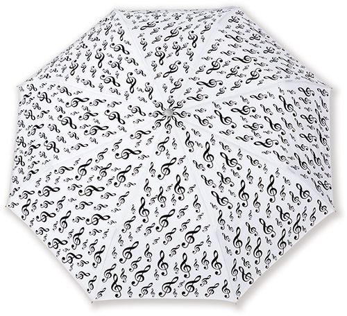 Schirm Taschenschirm Violinschlüssel Notenschlüssel Umbrella