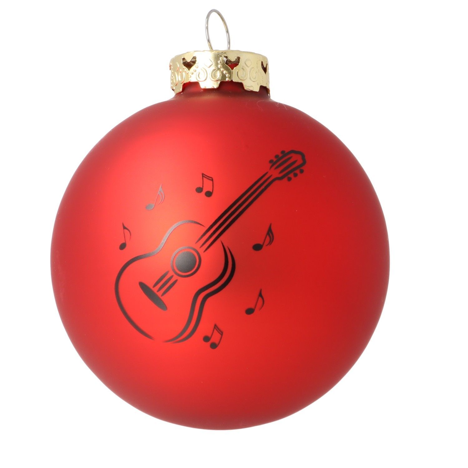1 Stück Kugel Gitarre Weihnachtskugel Christbaumkugel Baumkugel