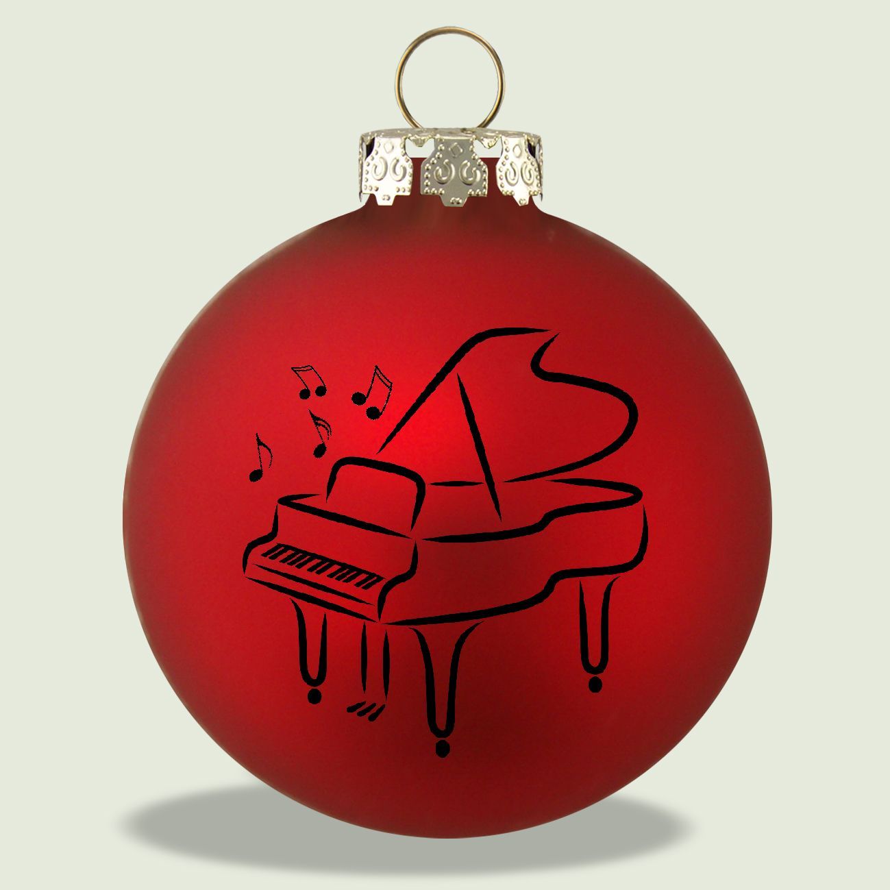 1 Stück Kugel Flügel Weihnachtskugel Christbaumkugel Baumkugel Piano