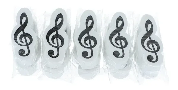 100 Stück Radierer Violinschlüssel